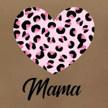 Srdce růžové - mama (Pecka Design)