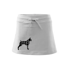 Boxer nápis v tele Boxer nápis v tele