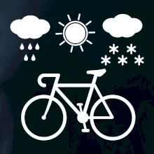 Cyklista za každého počasia