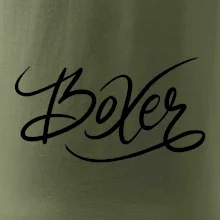 Boxer - nápis okrasný