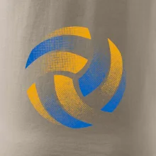 Volejbalová lopta raster farebný