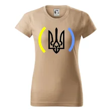 Ukrajina trojzubec s farbami