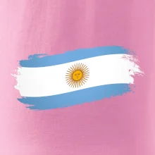 Argentína vlajka obhrýzaná