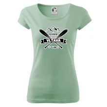 K vode - pádla hory (vlastný nápis) K vode - pádla hory (vlastný nápis)