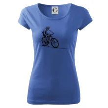 MTB kreslený cyklista MTB kreslený cyklista