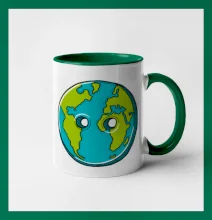 Planéta krajiny gombík (Pecka design)