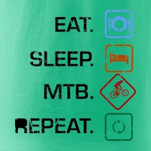 Eat sleep MTB repeat
