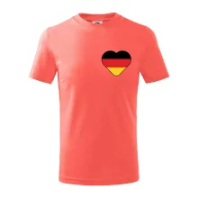 Germany love prso - Nemecká vlajka