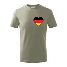 Germany love prso - Nemecká vlajka