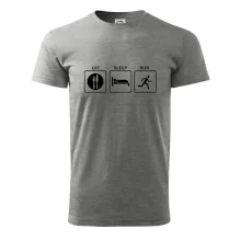 Eat sleep run štvorce Eat sleep run štvorce