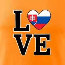Love Slovenská vlajka Love Slovenská vlajka