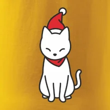 Vianočná mačka sediaca