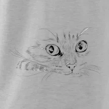 Mačka tvár kresba