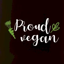 Proud vegan