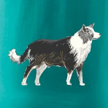 Border kólia kreslená