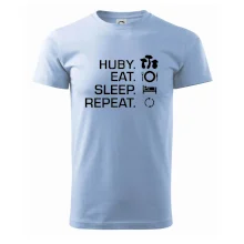 Huby Eat Sleep Repeat Huby Eat Sleep Repeat