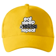 Eat sleep sauna repeat Eat sleep sauna repeat