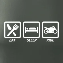Eat sleep ride - cesta