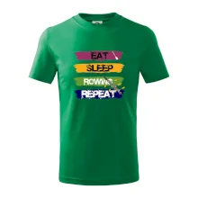 Eat sleep rowing repeat farebné