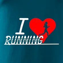 I love running dievča