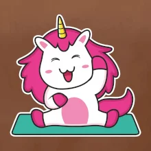 Yoga veselý jednorožec