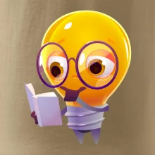 Žiarovka premýšľa nad knihou