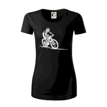 MTB kreslený cyklista