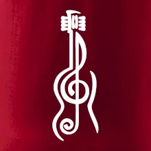 Husľový kľúč gitara