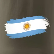 Argentína vlajka obhrýzaná