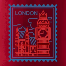 Londýn známka jednoduchá