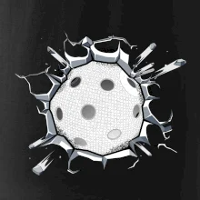 Florbal lopta v triku