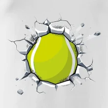 Tenisová loptička v triku