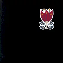 Folklór na prsníku kvetina štvorlistá