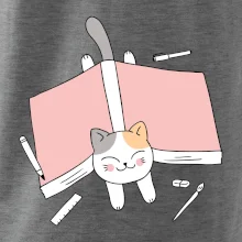 Učenie na štátnice mačka