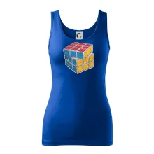 Rubikova kocka kreslená