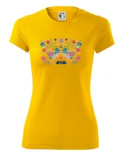 Folklór - dva farebné vtáčiky