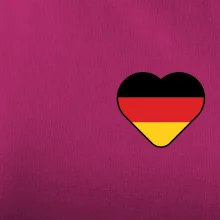 Germany love prso - Nemecká vlajka