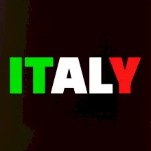 Italy Nápis Italy Nápis
