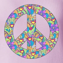 Peace symbol mandela