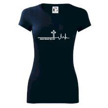 Jesus Saved My Life kríž ekg Jesus Saved My Life kríž ekg