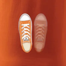 Párové topánky - oranžové