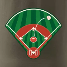 Baseballové hřiště z ptačí perspektivy