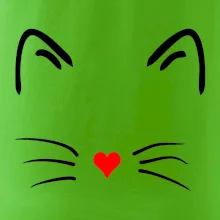 Mačka - srdce namiesto nosa