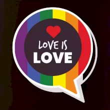 Love is love bublina