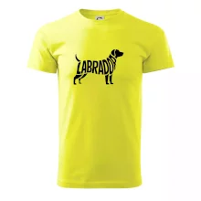 Labrador nápis v tele