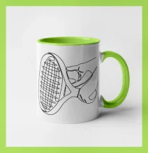 Tenisová raketa jedným ťahom Tenisová raketa jedným ťahom