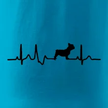 EKG Francouzský buldoček z boku