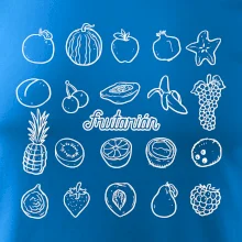 Frutarián ovocie vo štvorci