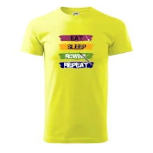 Eat sleep rowing repeat farebné