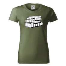 Knihy čiernobiele na sebe